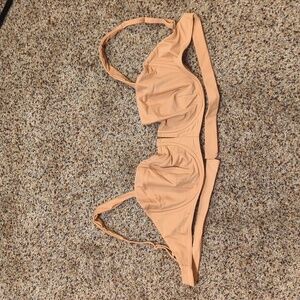 Monday swimwear peachy nude top